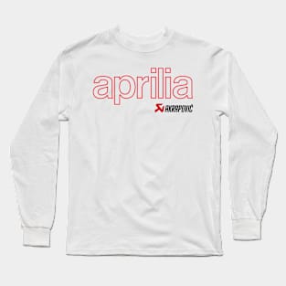 Aprilia Akrapovic Exhaust Long Sleeve T-Shirt